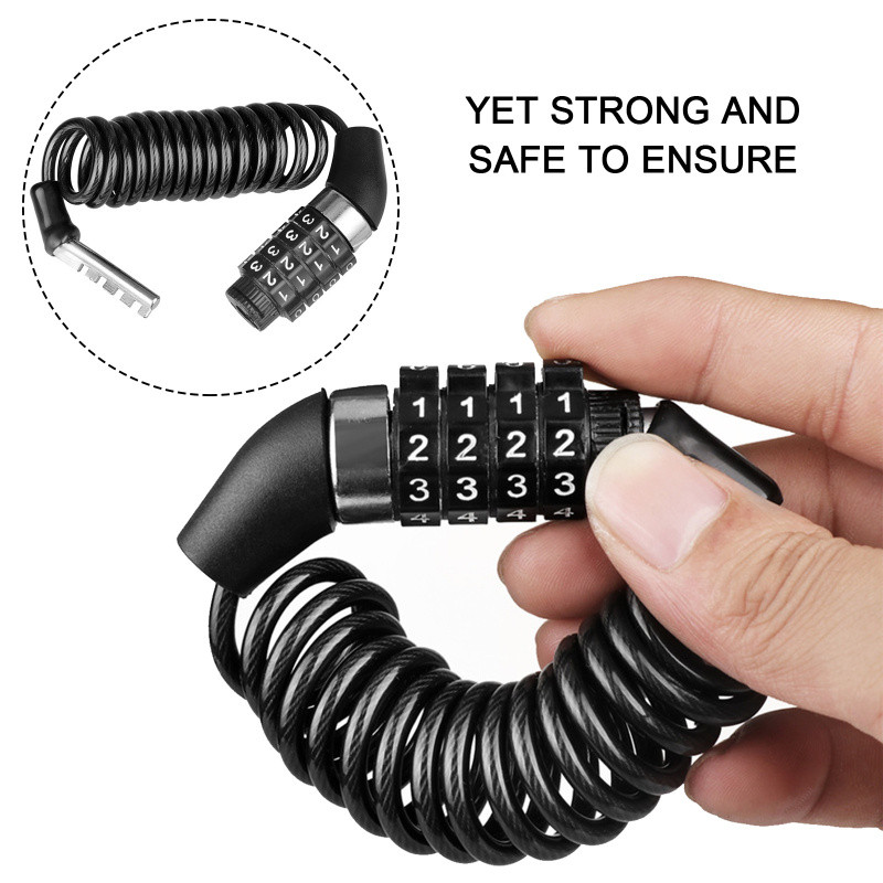 قفل دراجة نارية D1 مضاد للسرقة - مراجعة Chain Lock Combination وسعره