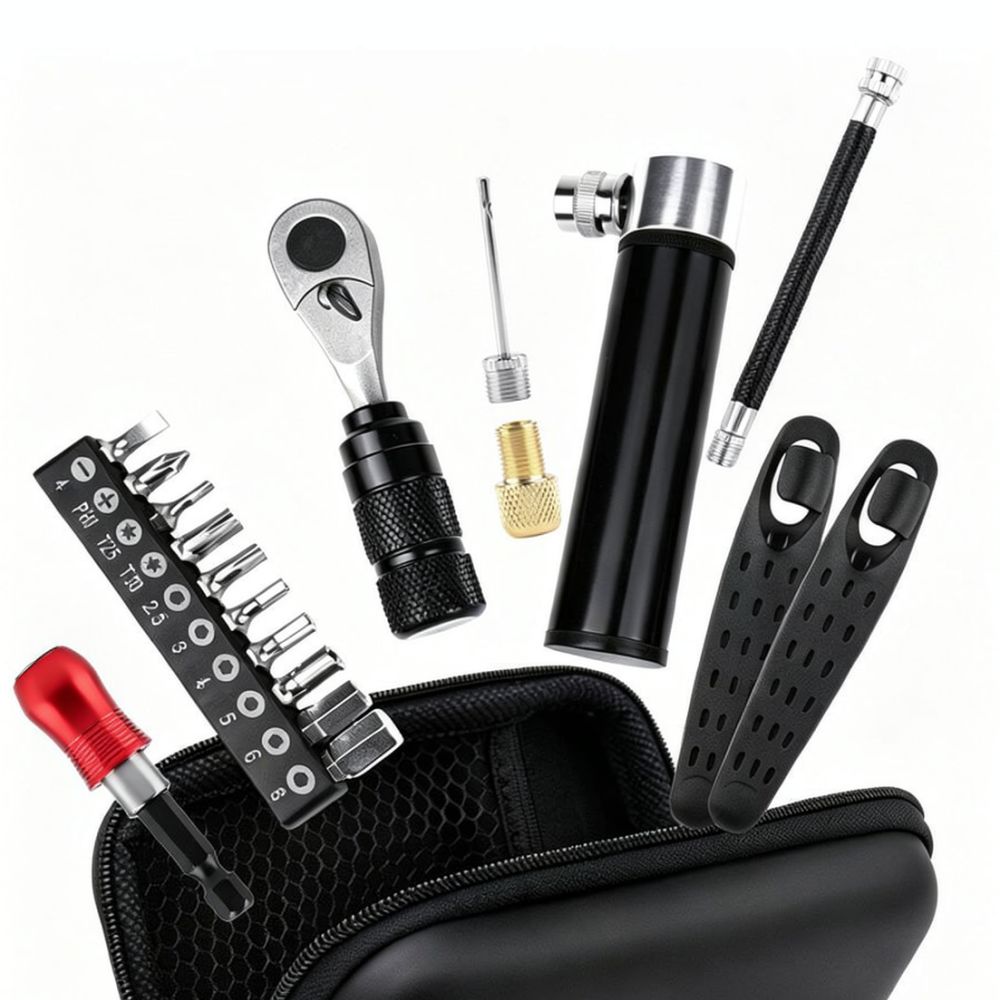 مجموعة أدوات إصلاح الدراجات ال - مراجعة Cycling Commute Essentials وسعره