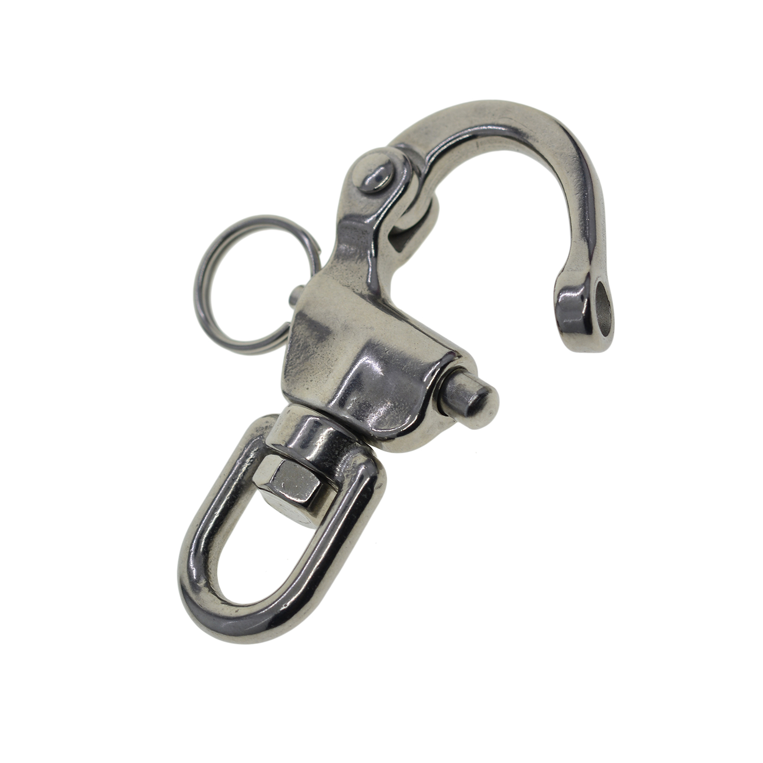 مشبك كارابينر دوار من الفولاذ  - مراجعة Chain Lock Combination وسعره