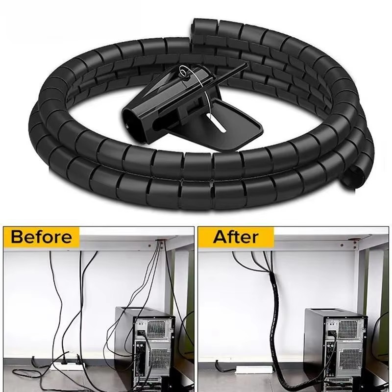 2 متر/1 متر أسود سلك كابل حامي - مراجعة Cable Lock Flexible وسعره