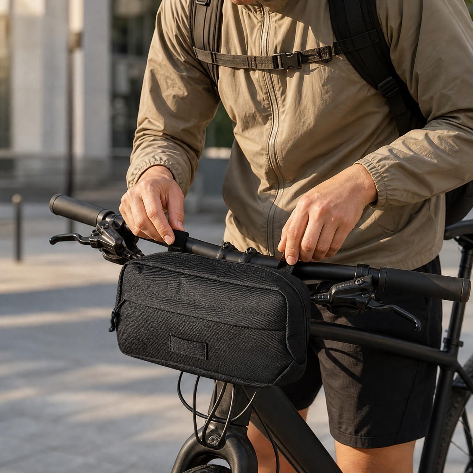 حقيبة صغيرة لحملها على مقود ال - مراجعة Cycling Commute Essentials وسعره