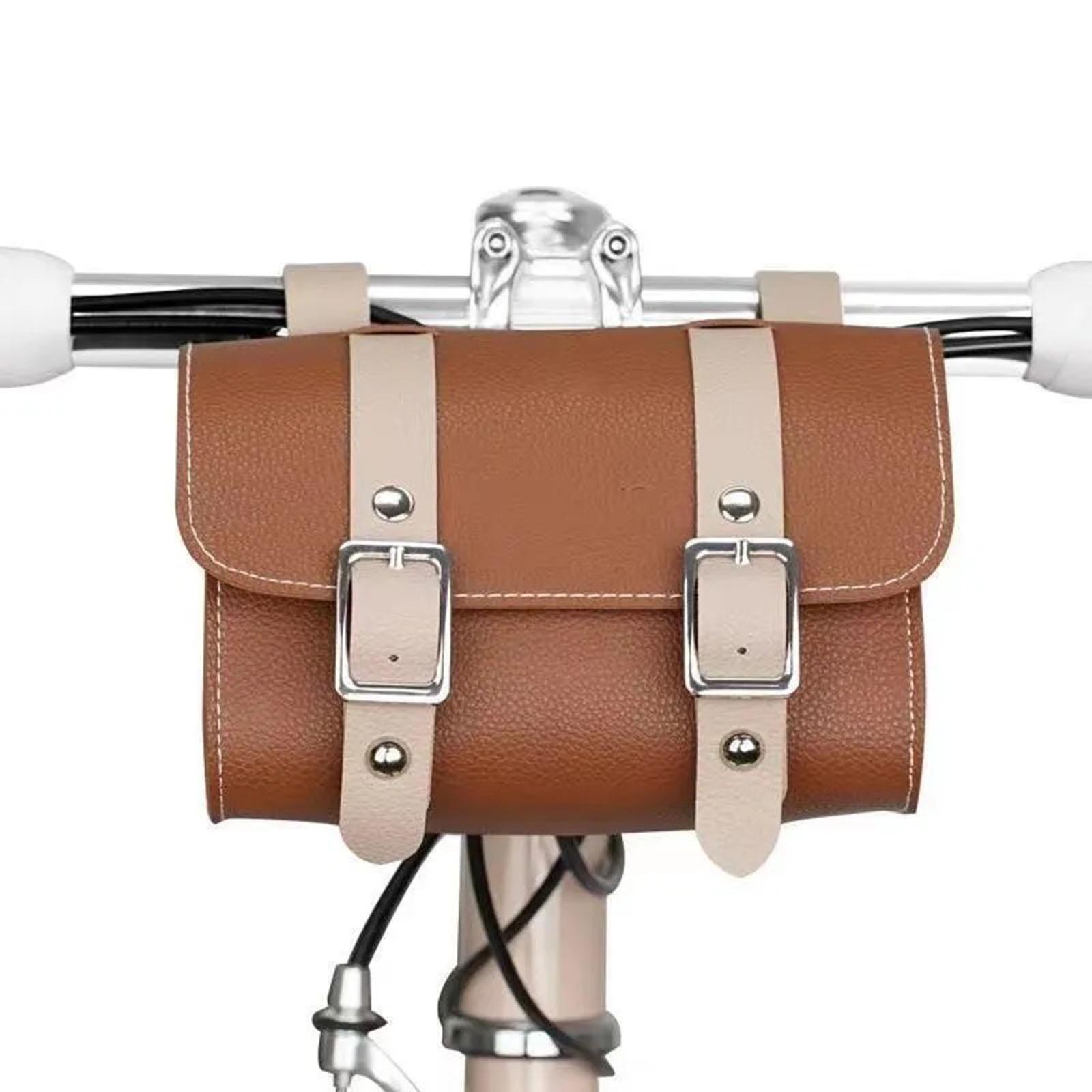 حقيبة مقود دراجة بلون القهوة،  - مراجعة Cycling Commute Essentials وسعره